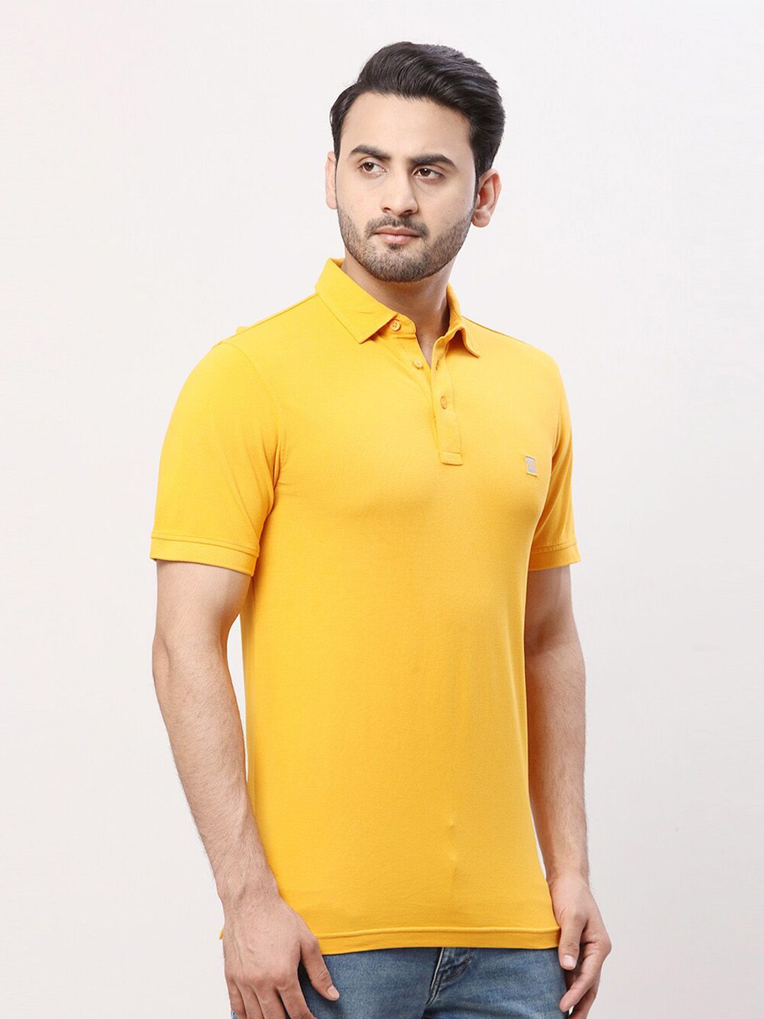 Raymond Polo Collar Cotton Short Sleeves T-Shirt