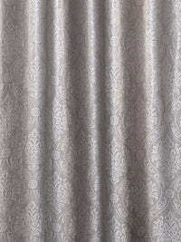 Cortina Set of 2 Embossed Damask Printed Window Curtains