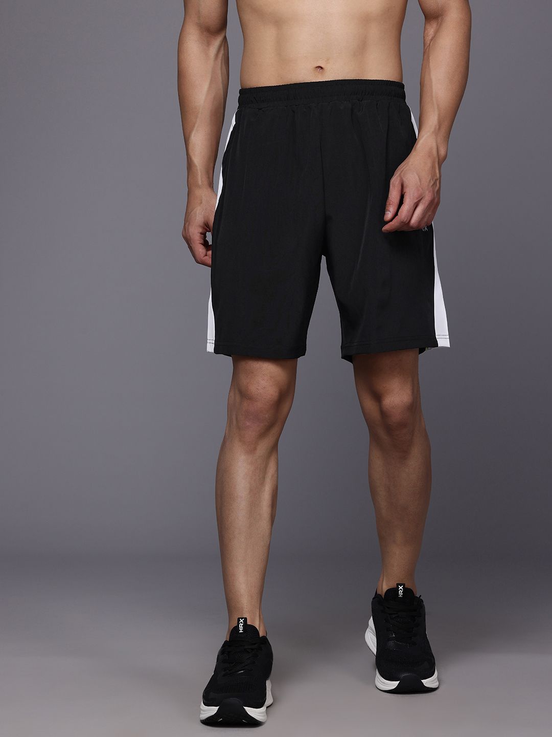 HRX by Hrithik Roshan Men Colorblocked Detail Shorts
