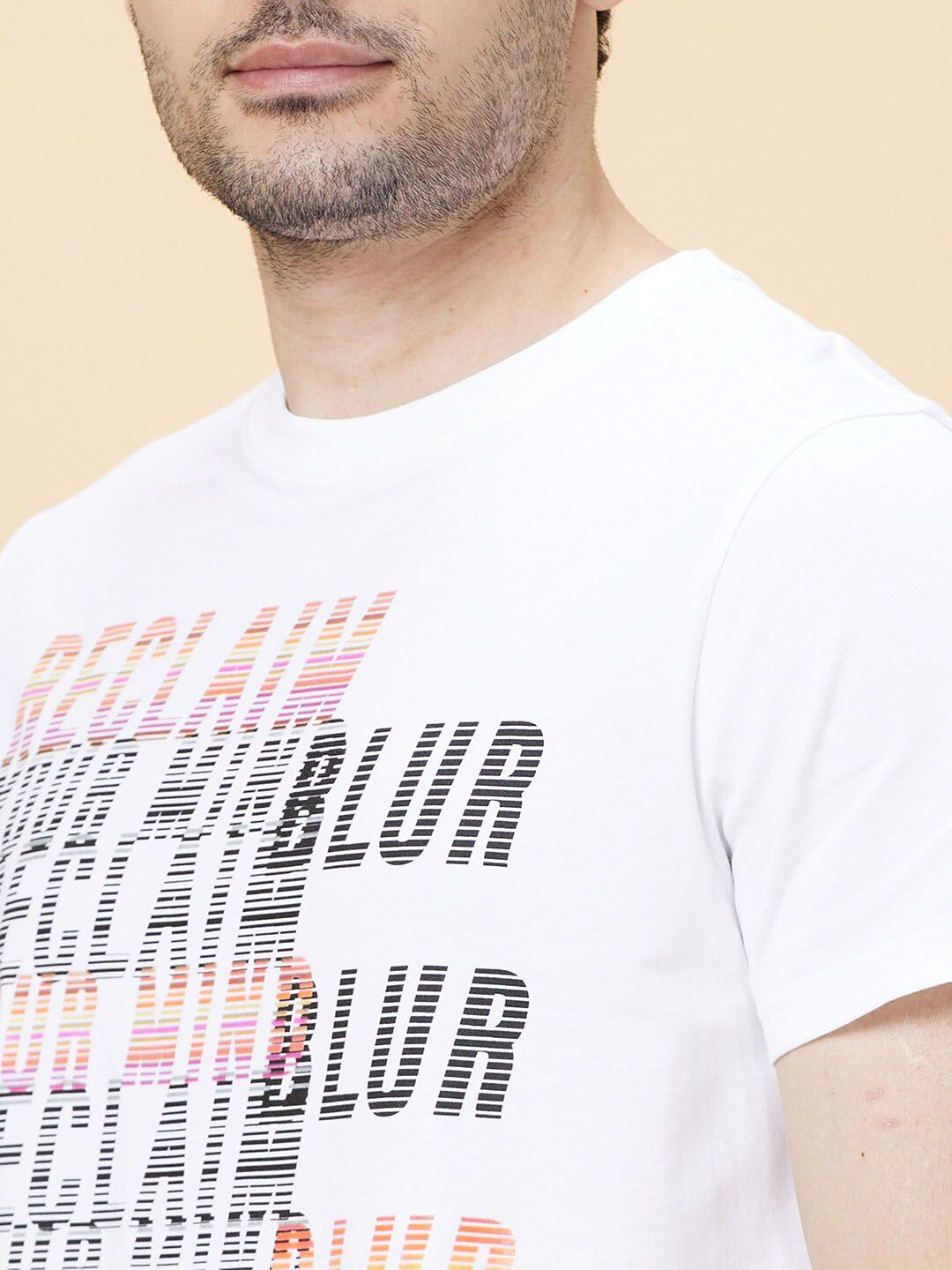 Being Human Typography Printed Round Neck Casual T-shirt
