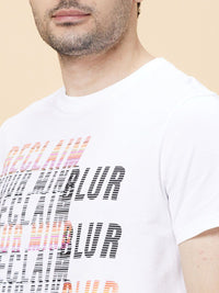 Being Human Typography Printed Round Neck Casual T-shirt