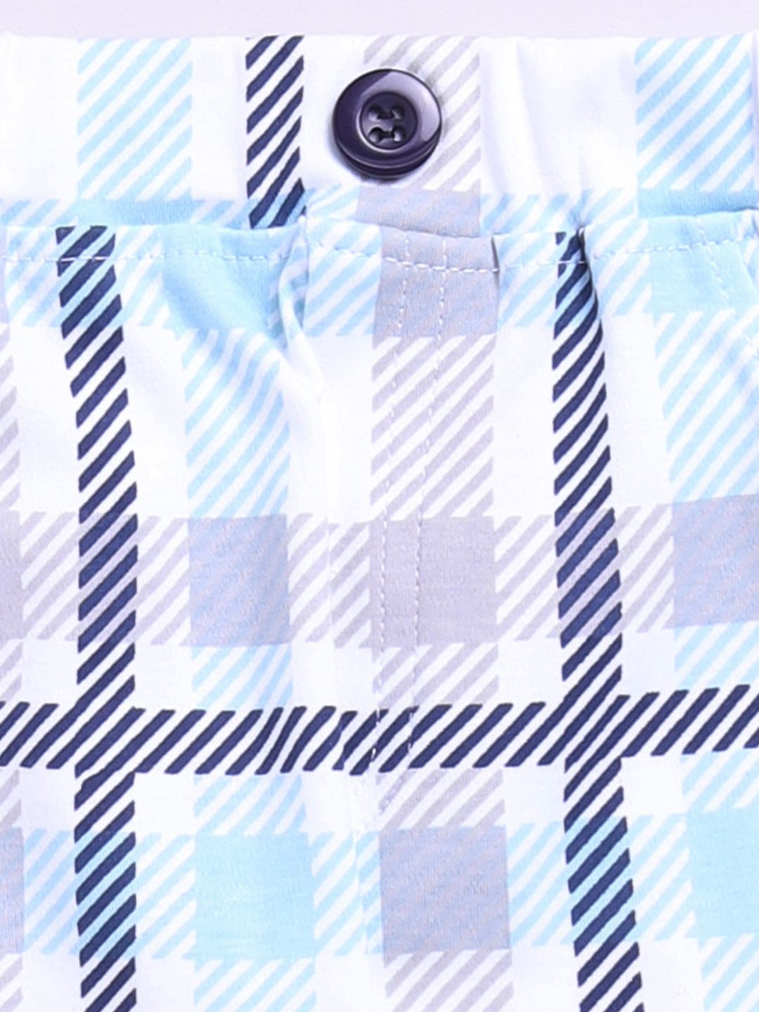 Moms Love Infant Boys Checked Pure Cotton Clothing Set