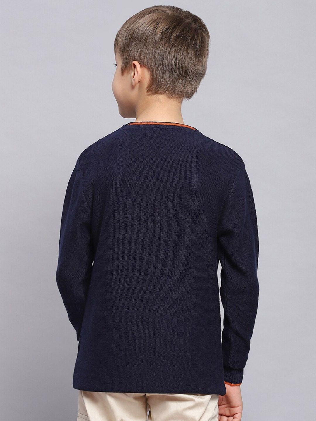 Monte Carlo Boys Long Sleeves Pure Cotton Pullover
