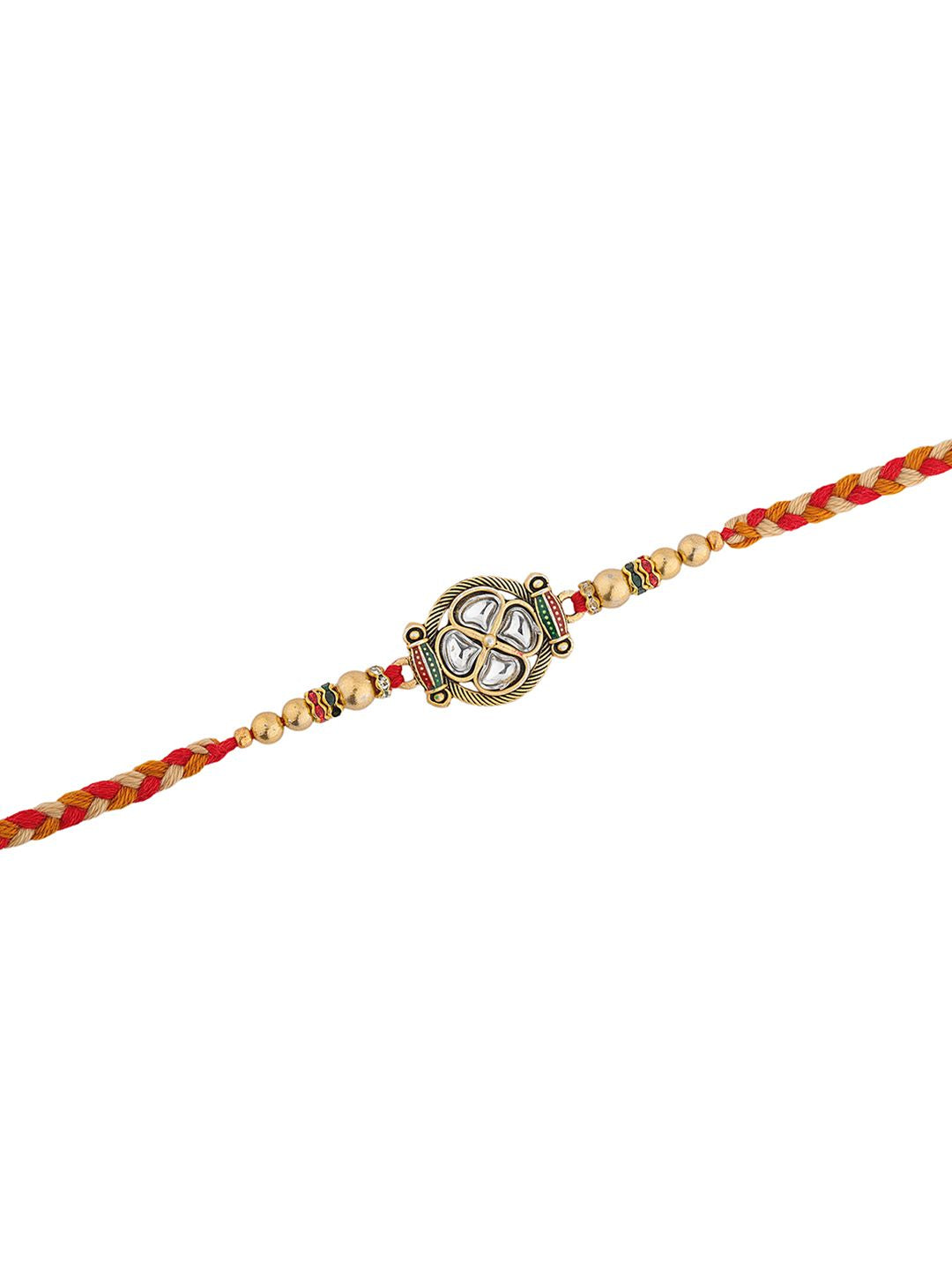 Voylla Anggun Kundan Benang Pereka Polki Bertampal Rakhi