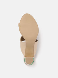 House of Pataudi Ethnic Motif Design Block Heels