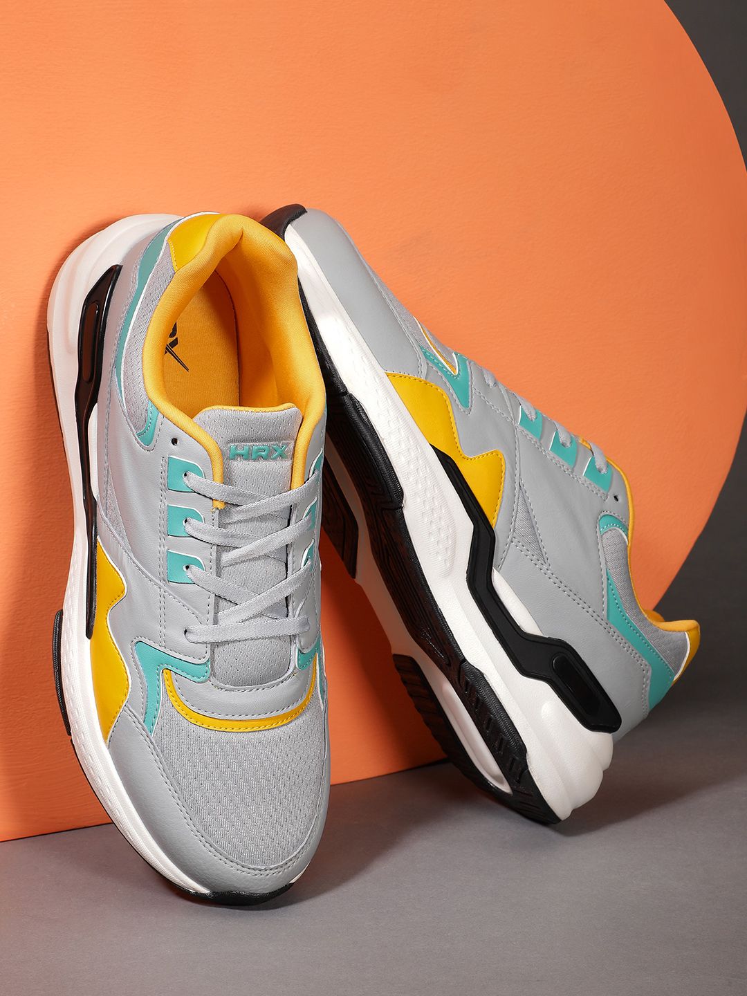 HRX by Hrithik Roshan Men Woven Design Sneakers