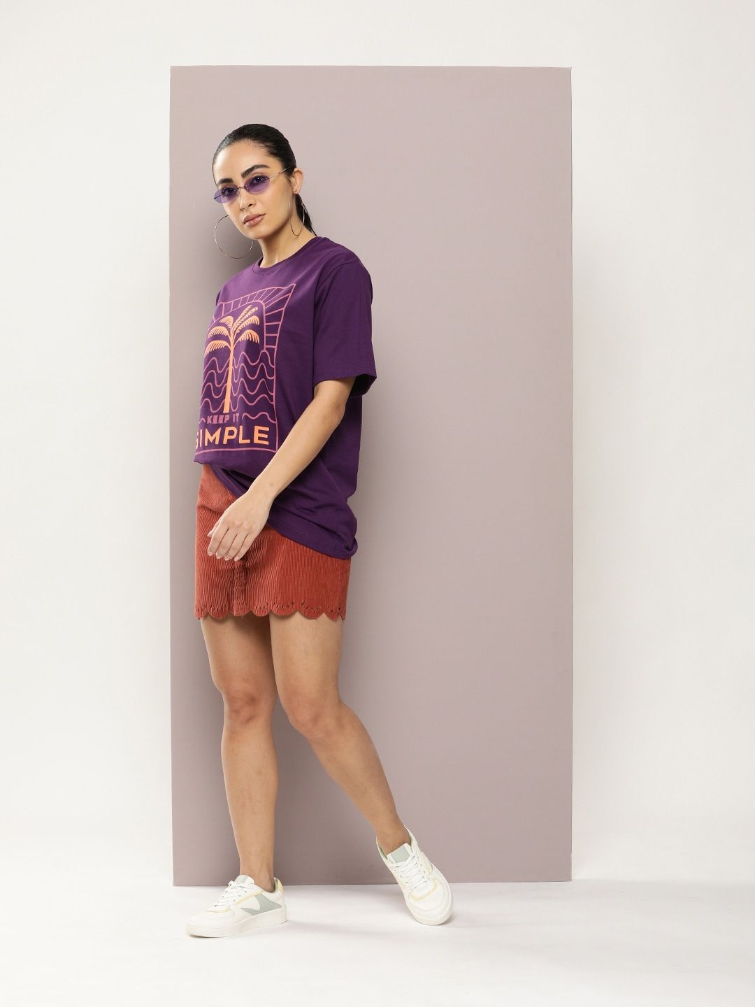 DILLINGER Graphic Printed Oversized Pure Cotton T-Shirt
