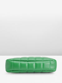 Lino Perros Structured Baguette Bag with Quilted Detail