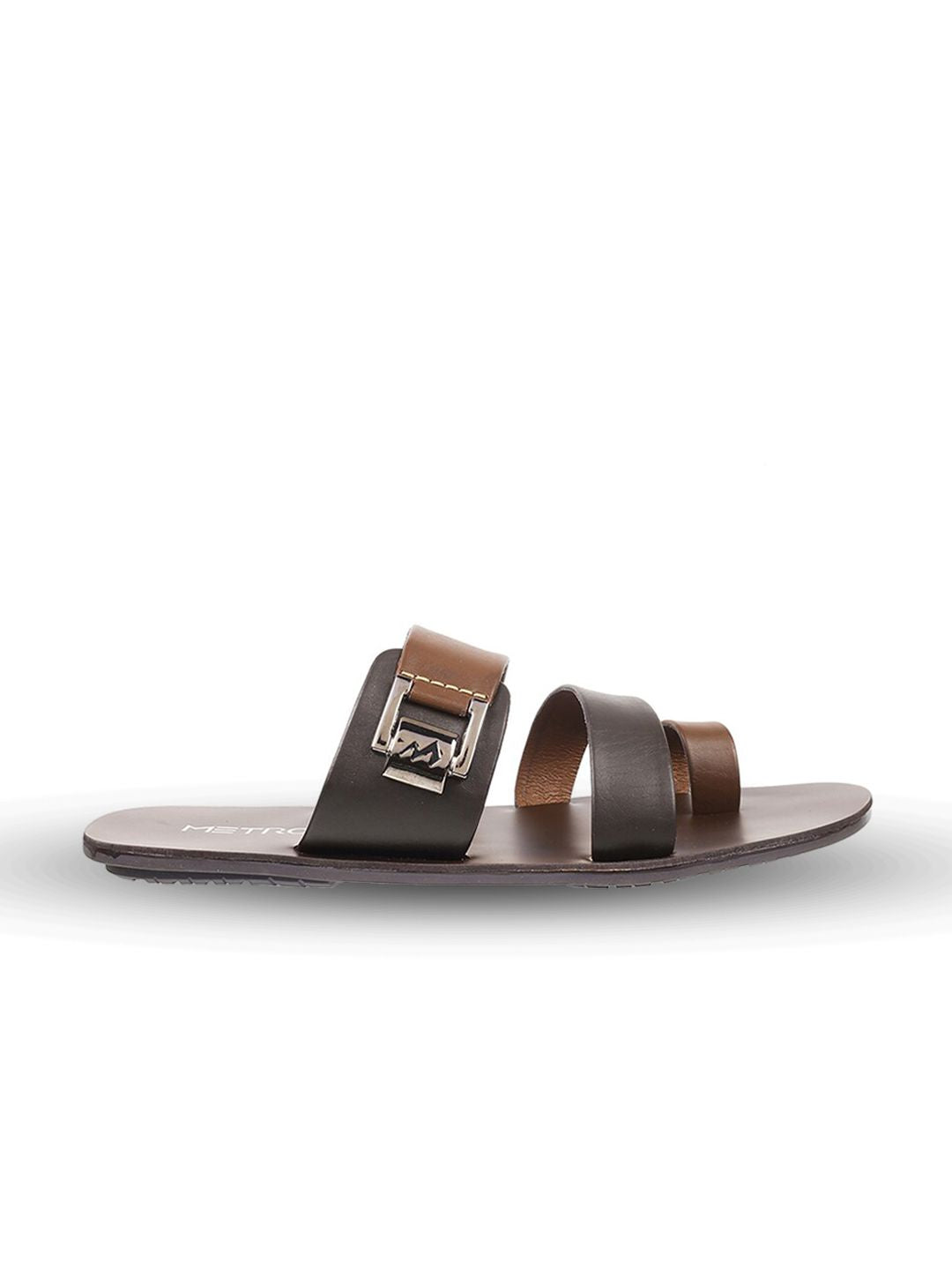 Metro Men Leather Comfort Sandals
