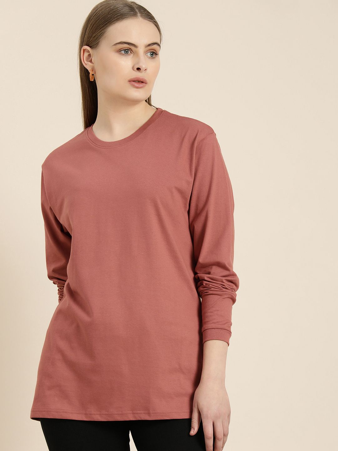 DILLINGER Women Oversized Pure Cotton T-shirt