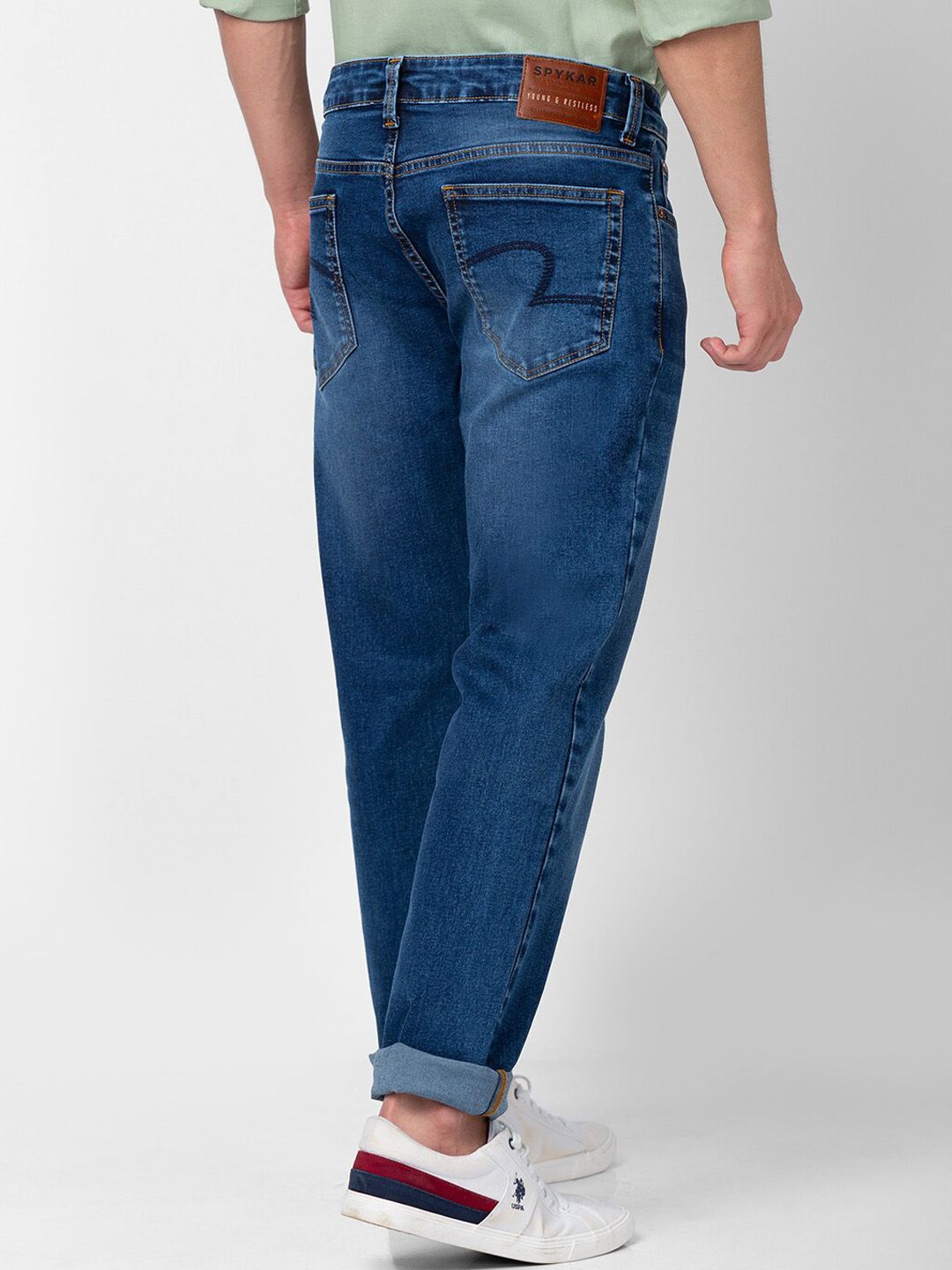 SPYKAR Men Light Fade Stretchable Cotton Jeans