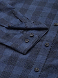French Connection Slim Fit Button-Down Collar Checked Casual Shirt