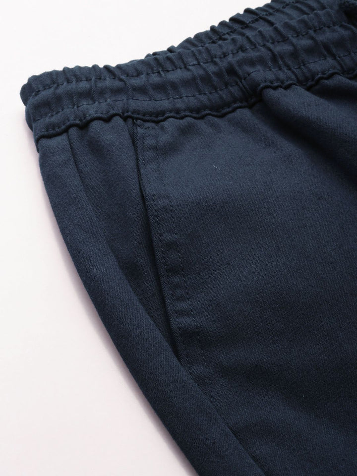 The Indian Garage Co Men Solid Slim Fit Joggers