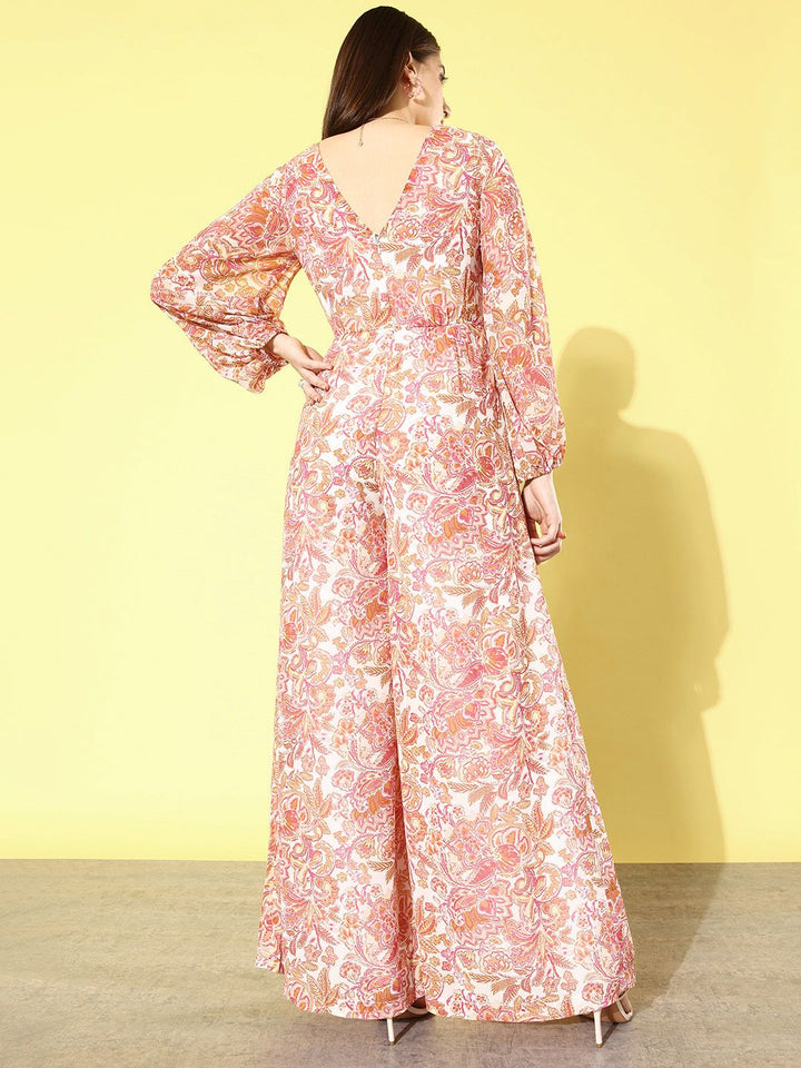 QUIERO Printed Basic Jumpsuit