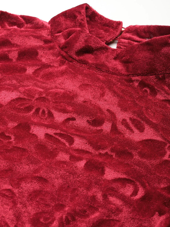 all about you Floral Velvet Sheath Dress