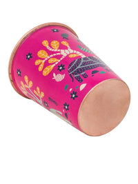 Kaca Tembaga Bercetak Merah Jambu Chumbak