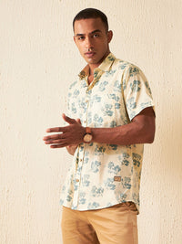 DENNISON  Smart Block Printed Casual Shirt