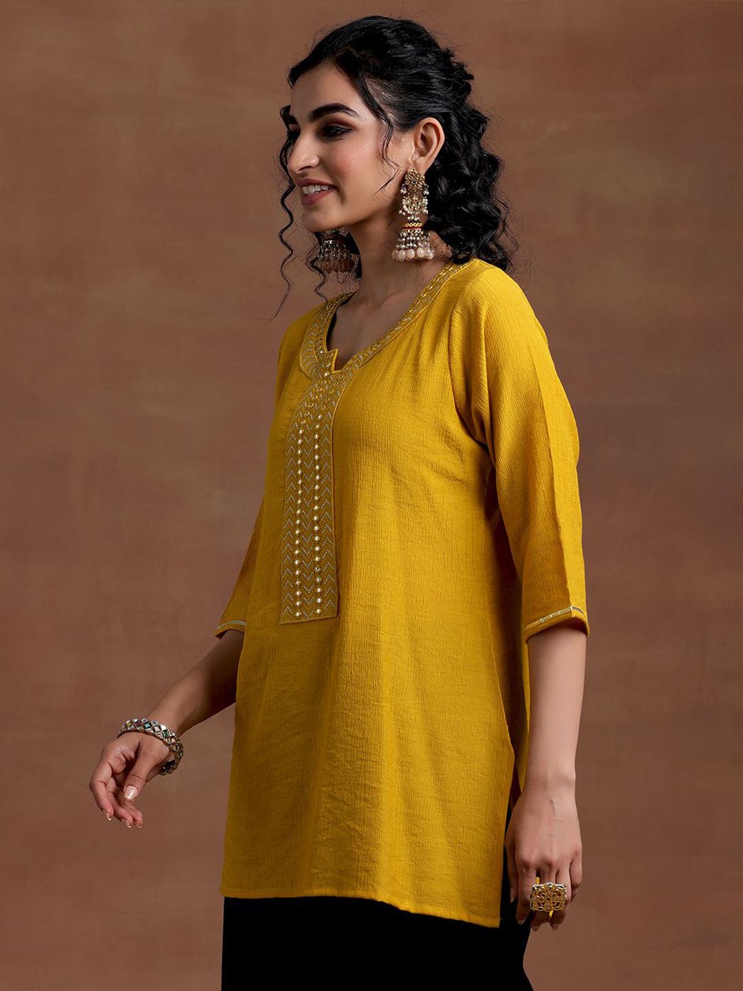 Libas Woven Design Kurti