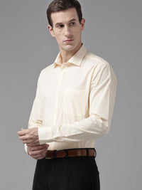 Park Avenue Slim Fit Printed Cotton Formal Shirt