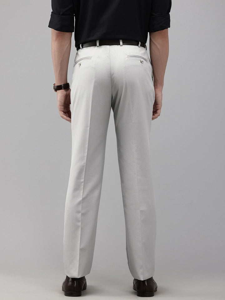 Park Avenue Men Textured Formal Trousers