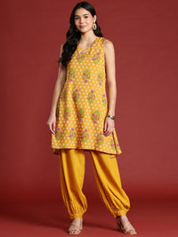 Anouk Floral Printed Kurta with Salwar