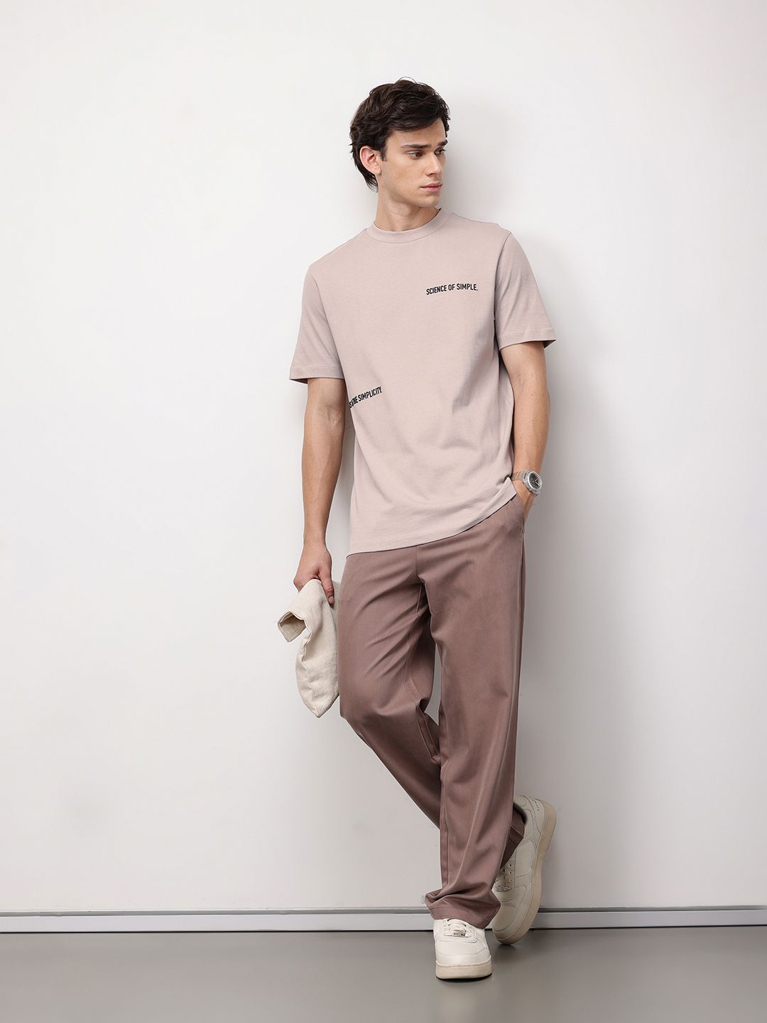 ether Graphic Print Pure Cotton Grower T-shirt