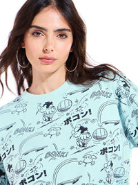 Bewakoof Humour and Comic Printed Oversized Sweatshirt
