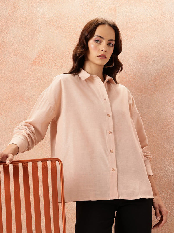 all about you Relaxed Cotton Casual Shirt