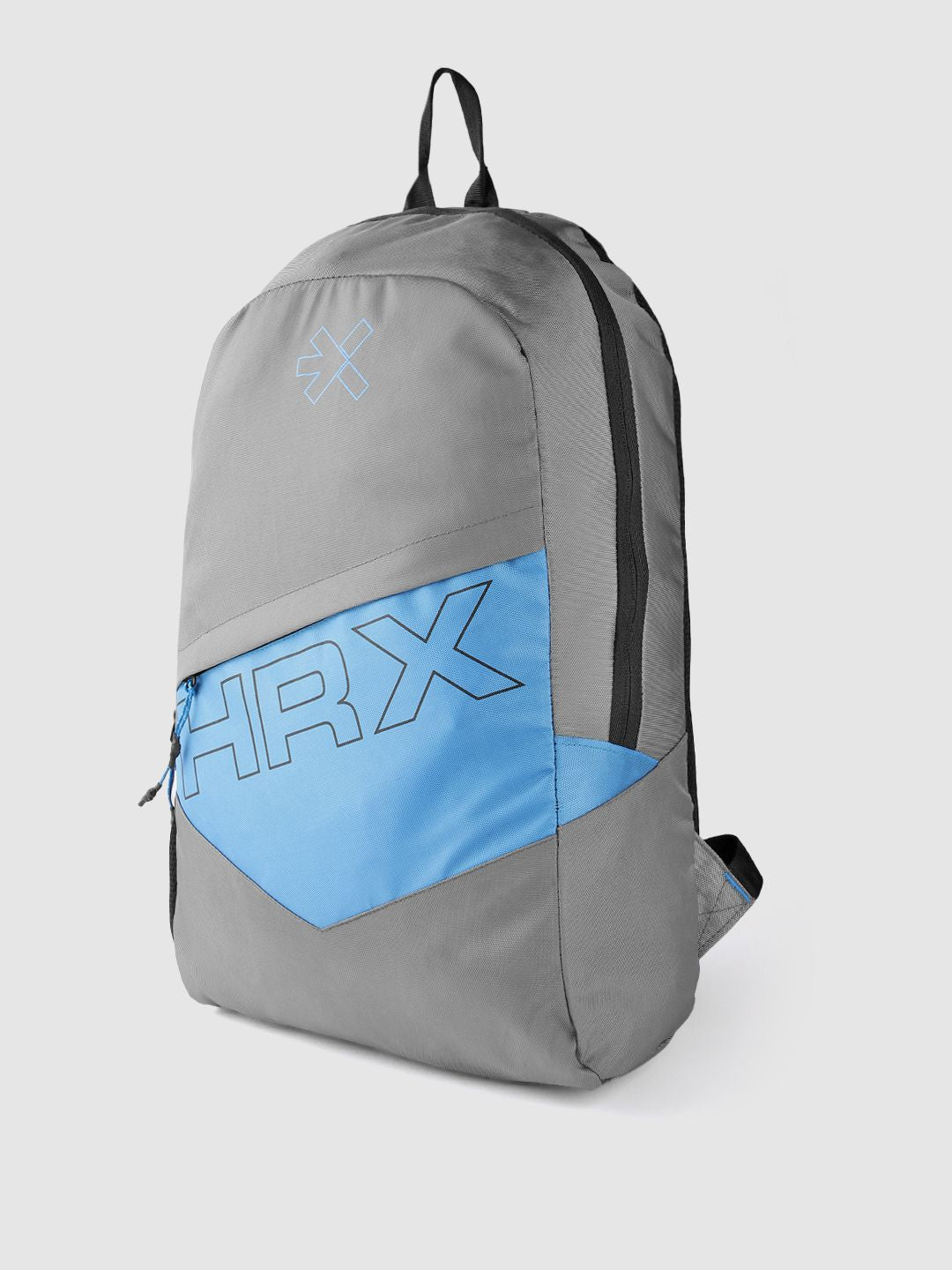 HRX by Hrithik Roshan Unisex Colourblocked Brand Logo Print Backpack