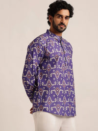 Anouk Lelaki Motif Etnik Bercetak Indie Prints Kurta