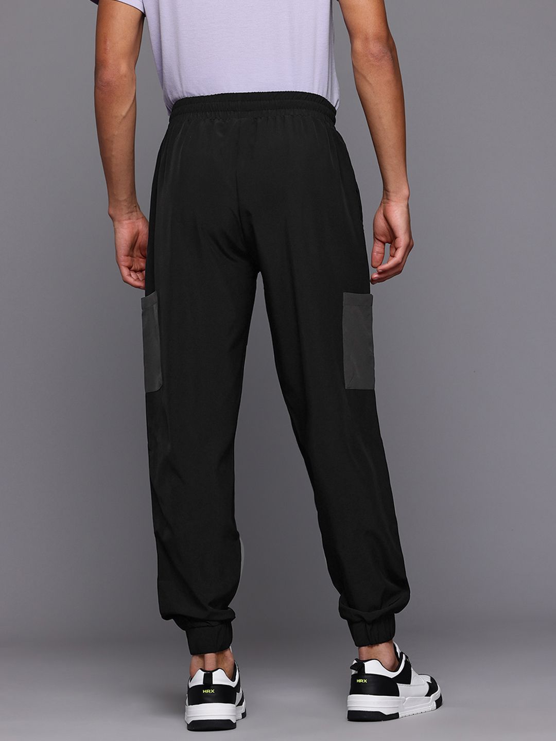 HRX by Hrithik Roshan Men Mid-Rise Regular Fit Running Joggers with Reflective Elements