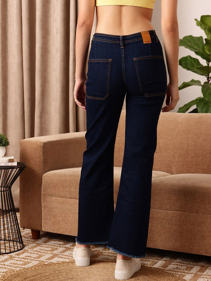 STREET 9 Women Comfort Bootcut Clean Look Jeans