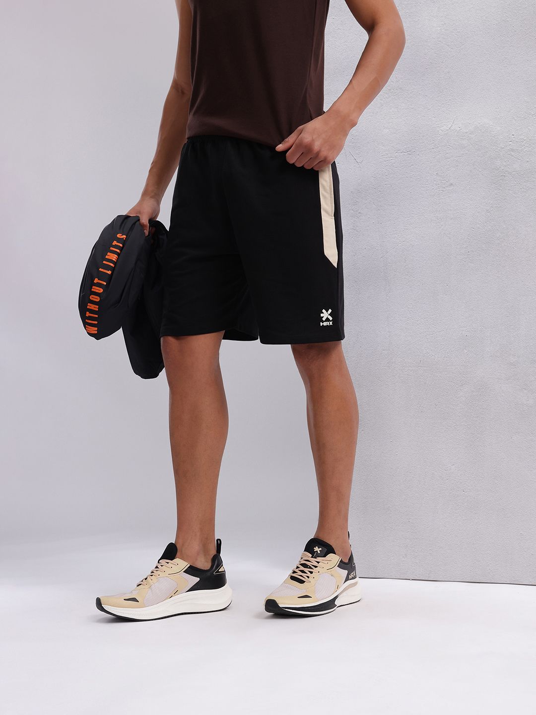 HRX by Hrithik Roshan Men Stripe Detail Lifestyle Shorts