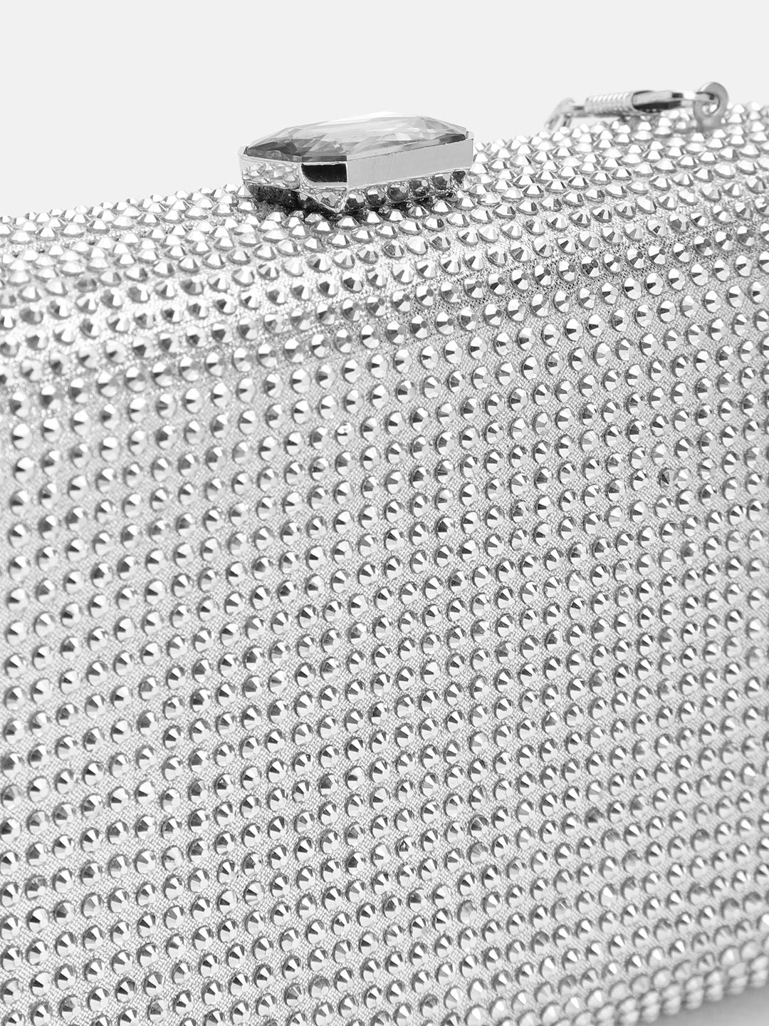 Lino Perros Stone Embellished Box Clutch