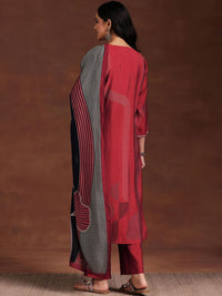 Libas Women Printed Regular Kurta with Trousers & With Dupatta