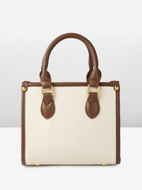 all about you Structured Handheld Bag With Floral  Charm