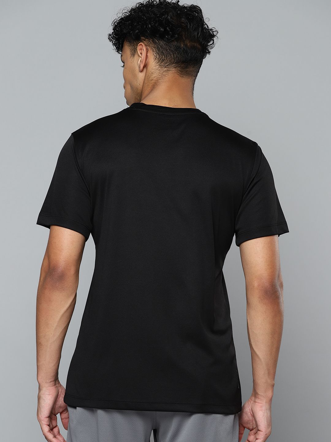 HRX by Hrithik Roshan Typography Printed Rapid-Dry Training or Gym T-shirt