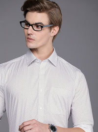 Raymond Pure Cotton Slim Fit Printed Formal Shirt