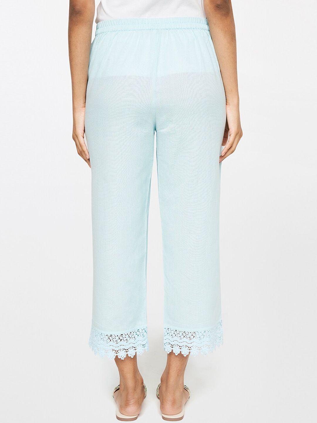 Global Desi Women Blue Trousers