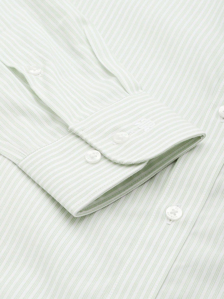 Raymond Slim Fit Striped Pure Cotton Formal Shirt