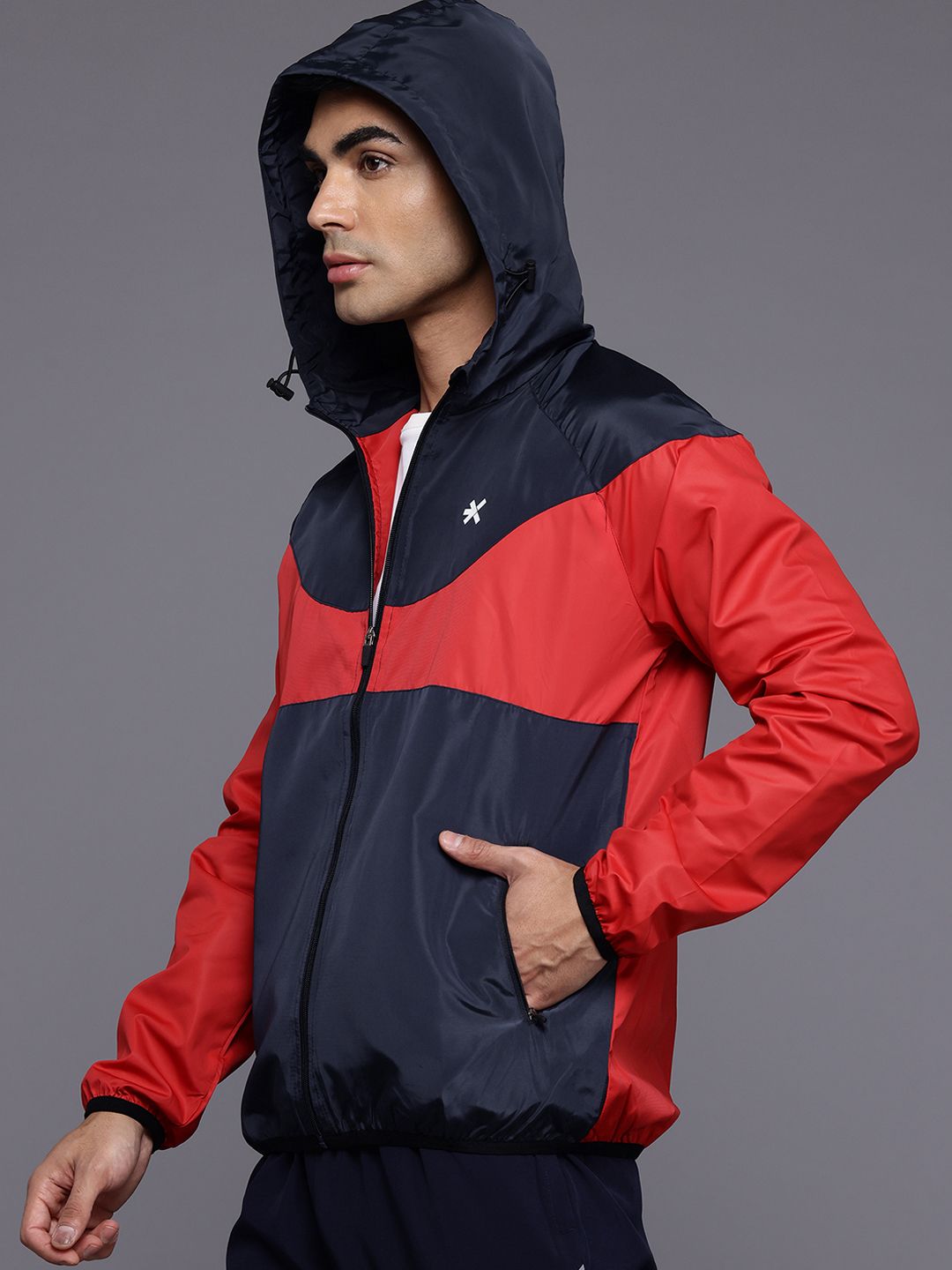 HRX by Hrithik Roshan Colourblocked Rapid Dry Training Jacket