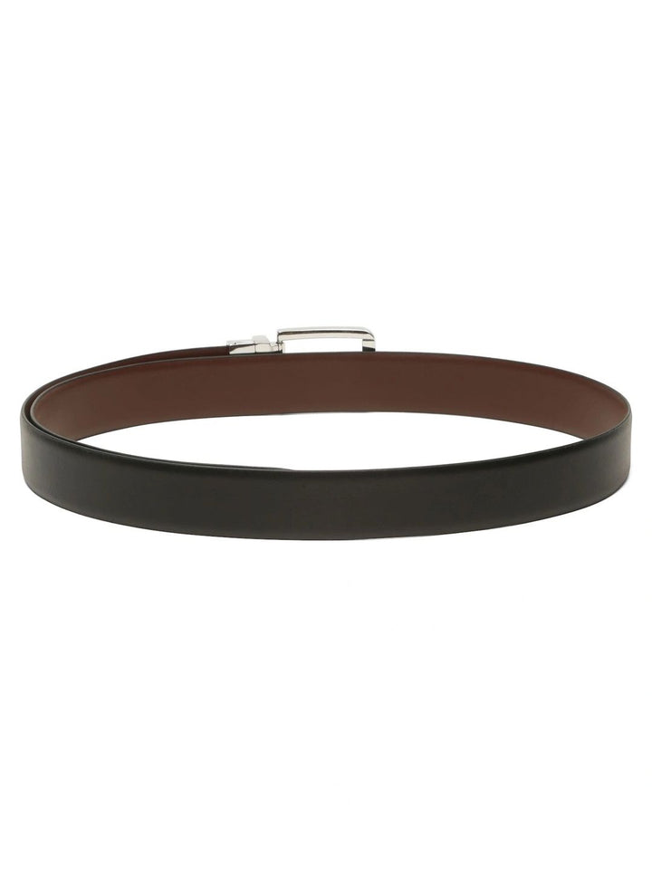 Teakwood Leathers Men Textured Leather Reversible Belt