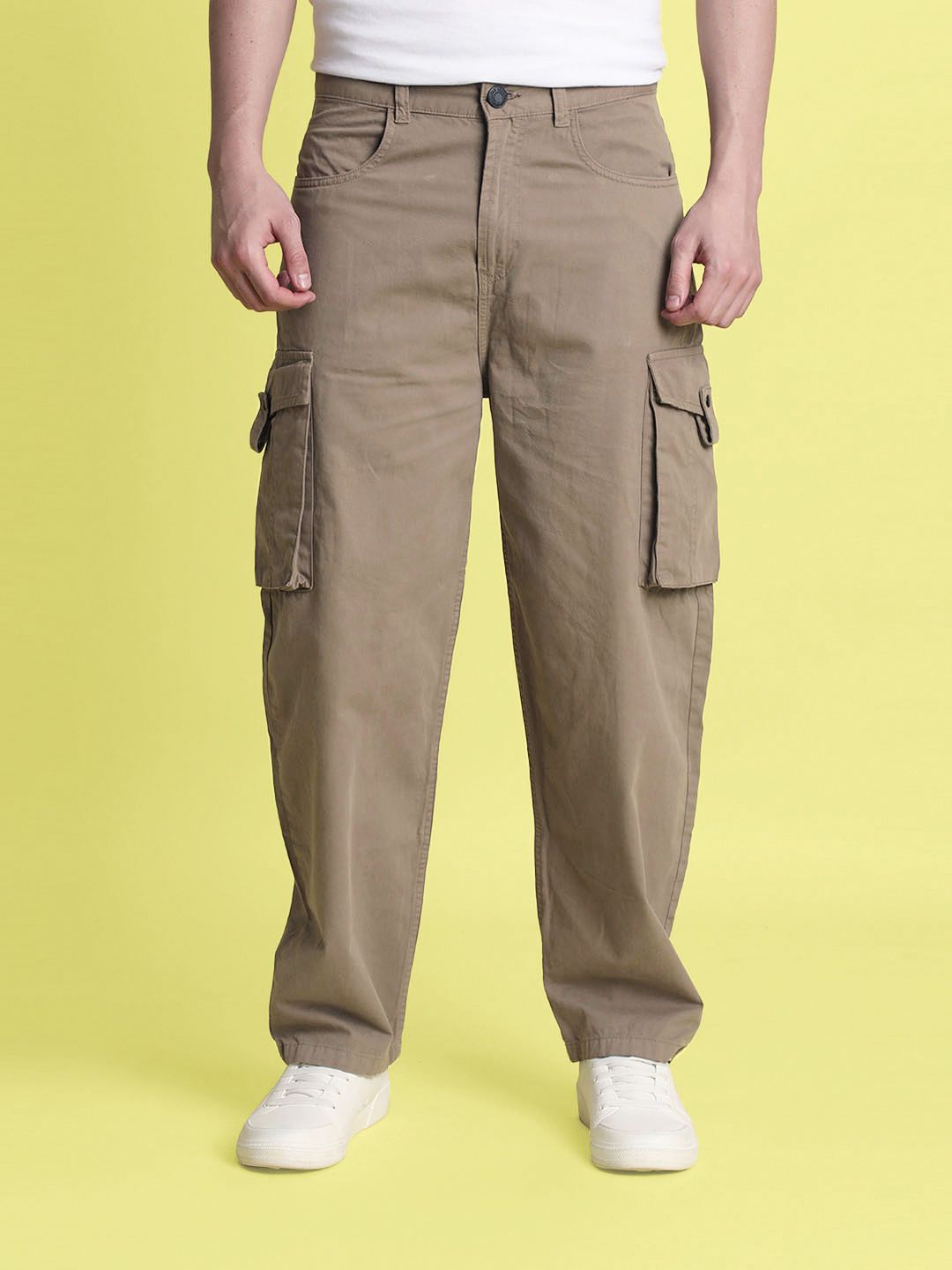 Bene Kleed Men Baggy Fit Cargos Trousers