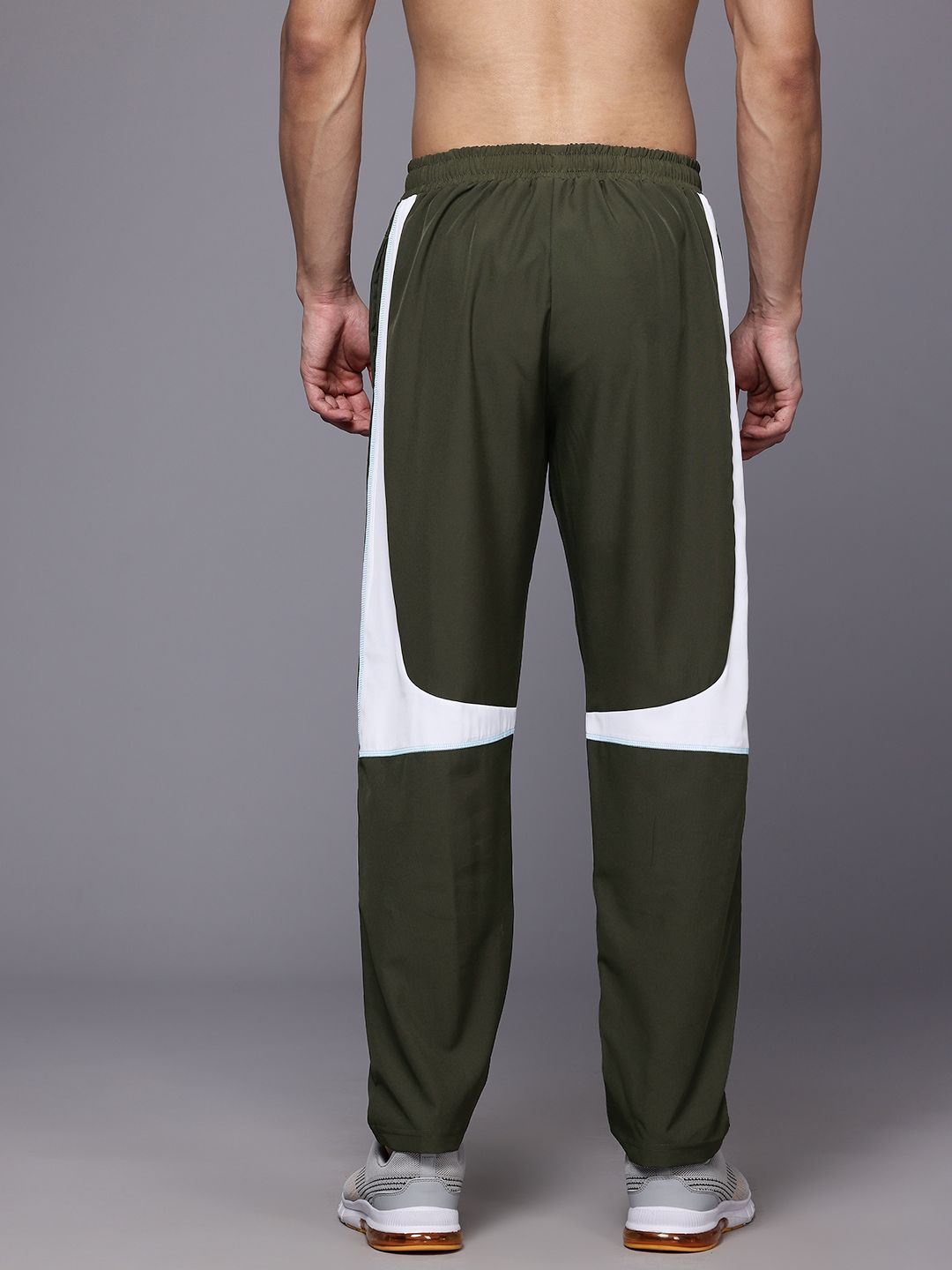 HRX by Hrithik Roshan Men Colourblocked Rapid-Dry Running Track Pants