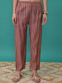 Vishudh Floral Printed Regular Kurta with Trousers & With Dupatta