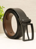 Teakwood Leathers Men Textured Leather Reversible Formal Belt