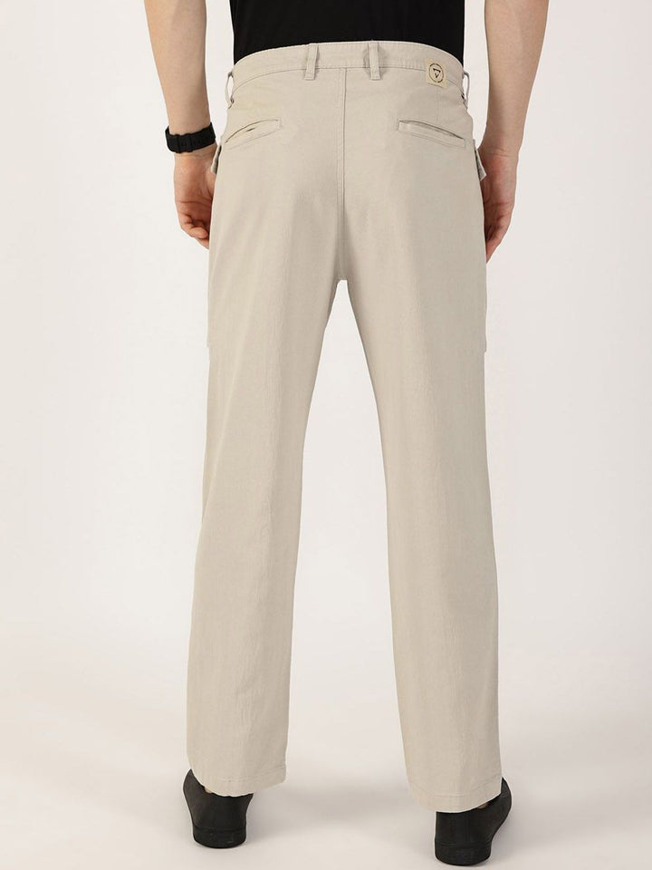Thomas Scott Men Smart Regular Fit Mid-Rise Cargos