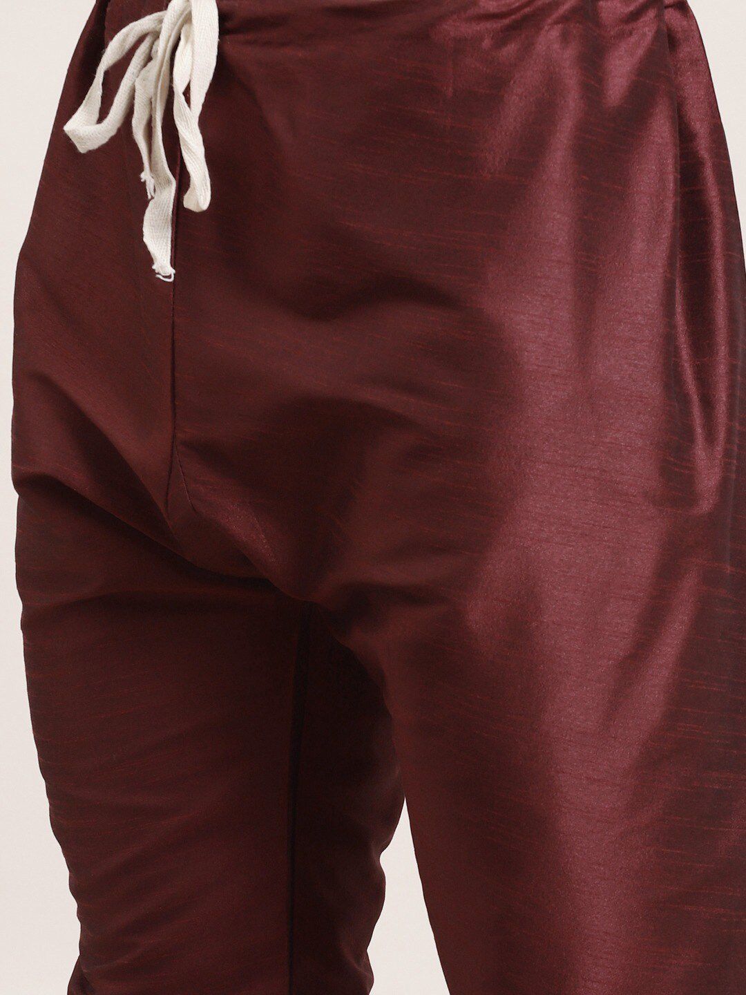 SOJANYA Kurta Lurus Kolar Mandarin dengan Churidar dengan Jaket Nehru Kerja Cermin