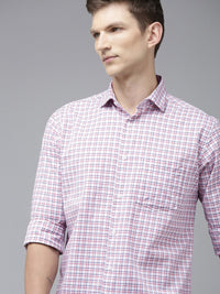 Park Avenue Pure Cotton Slim Fit Checked Casual Shirt