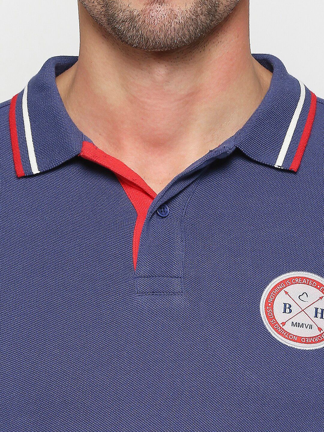 Being Human Polo Collar Pure Cotton Casual T-shirt